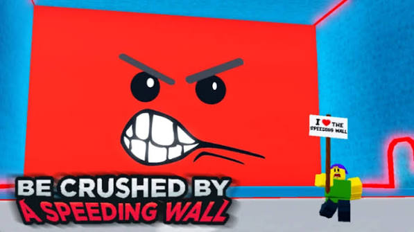 be crushed by a speeding wall